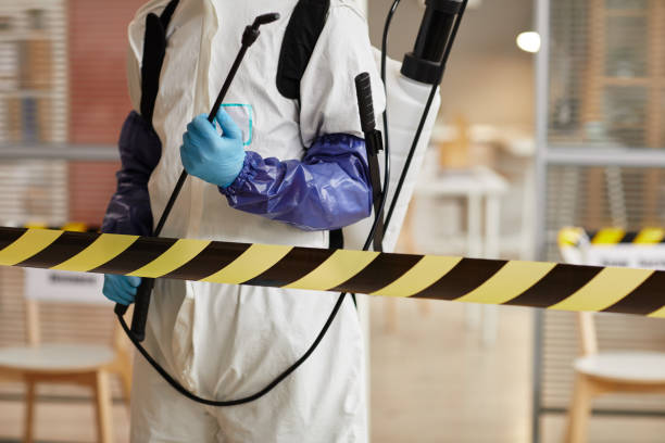 Professional Biohazard Cleanup technician working in Wishon, CA